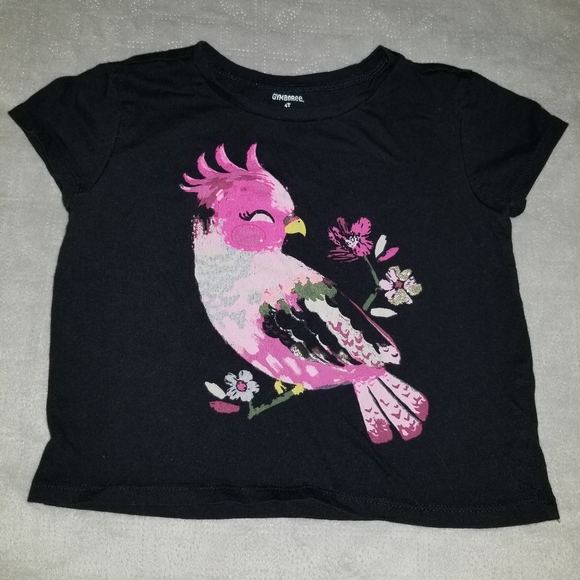 Gymboree 4T girls bird t-shirt NWOT - Picture 2 of 4